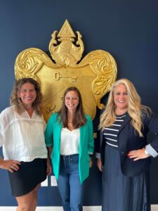 Dr. Thea Zunick, Director of Community Giving at JED, and Adee Shepen, JED’s Chief Growth Officer, visit Kappa Kappa Gamma's headquarters.