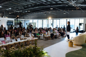 JED's Dr. Katie Hurley at the 2025 Rare Beauty Mental Health Summit