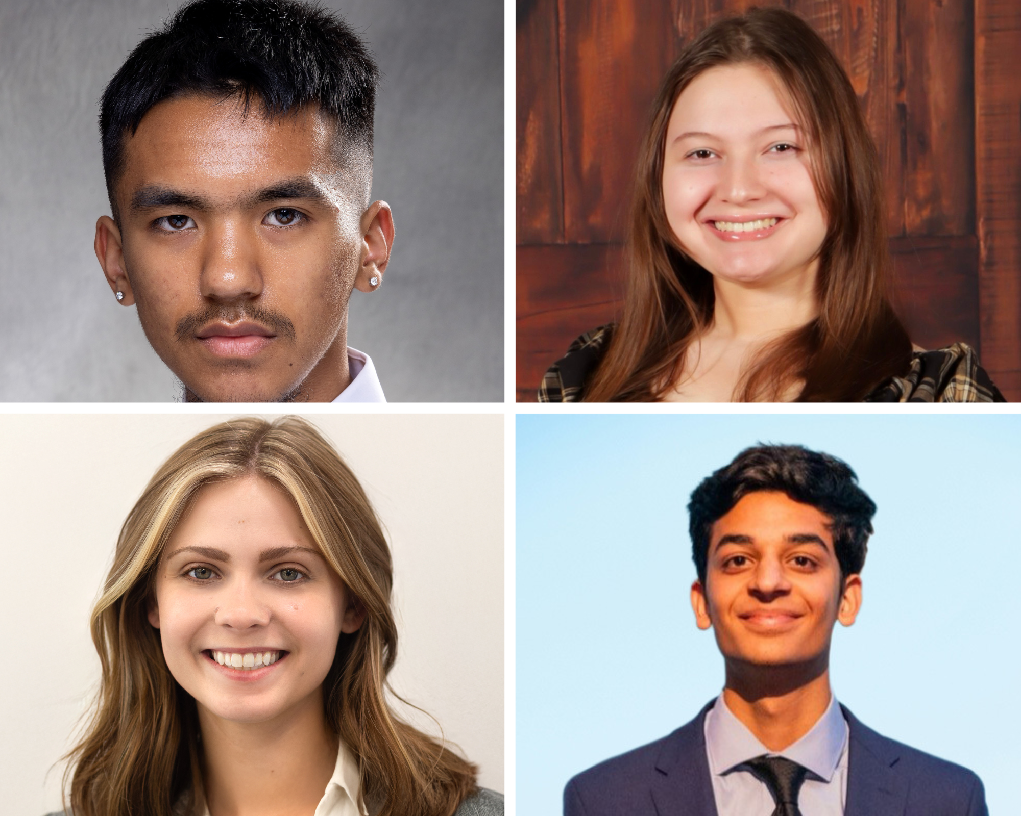 Juan Garcia Jr., Ivanna Sintes-Klein, Rachel Davis, and Rohan Satija