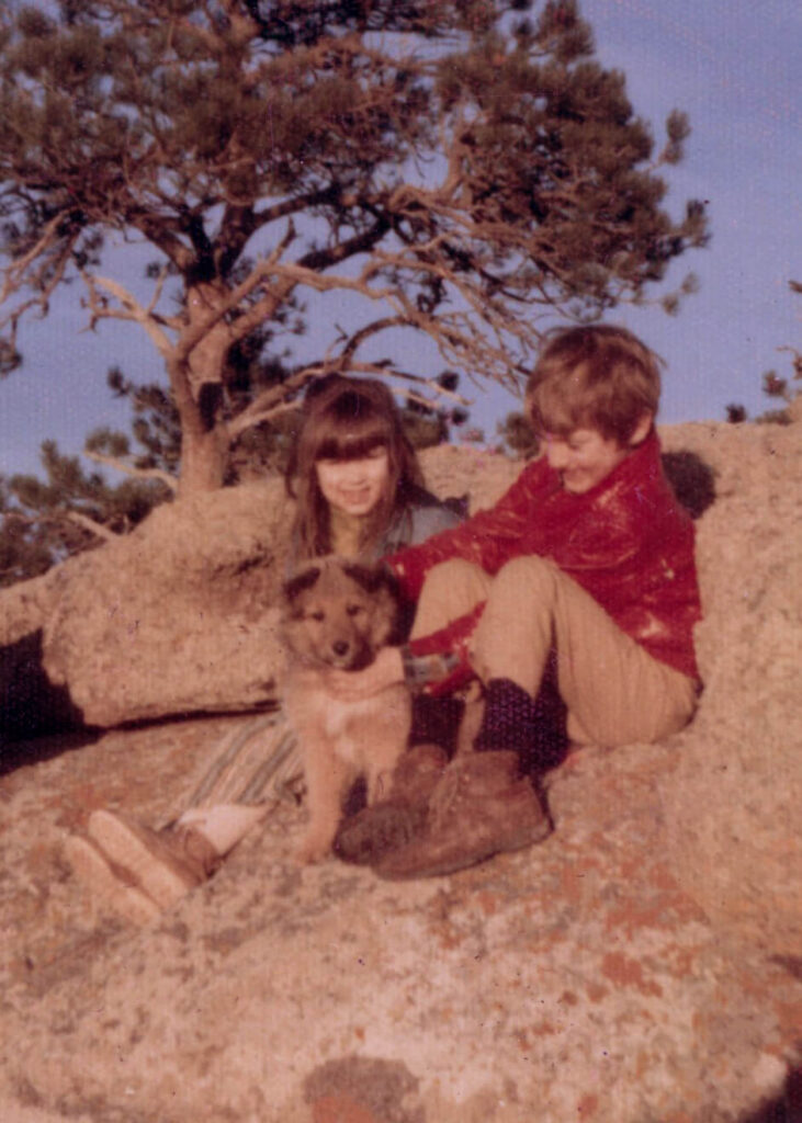 Chryss, Mark and their dog